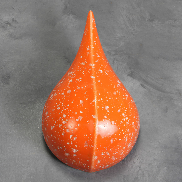 SW-503 Orange Gloss over SW-118 Sea Salt