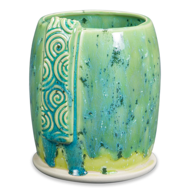 SW-108 Green Tea over SW-148 Lime Shower