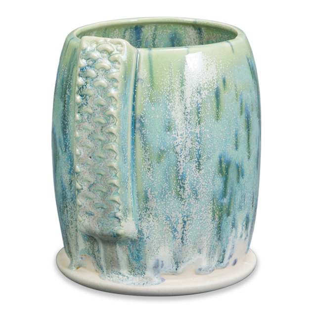 SW-108 Green Tea over SW-153 Indigo Rain