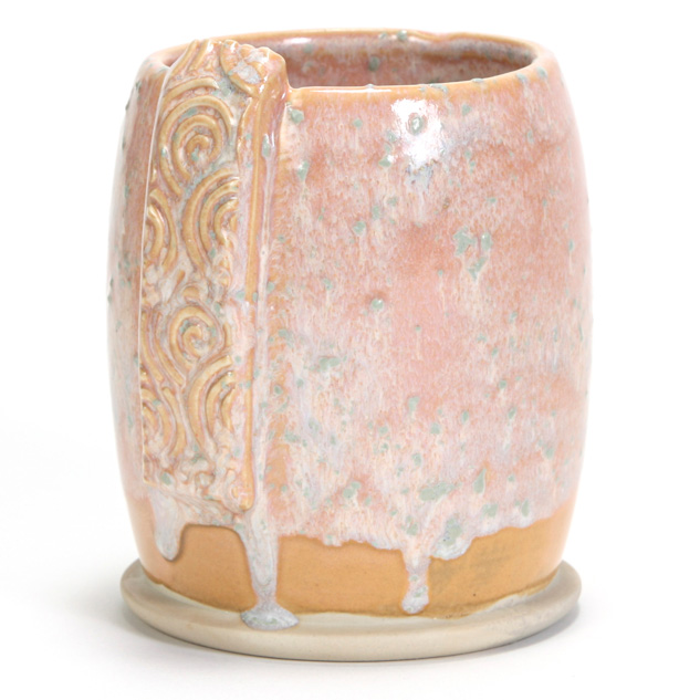 SW-118 Sea Salt over SW-168 Coral Sands