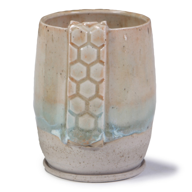 SW-206 Melon over SW-150 Celadon Bloom