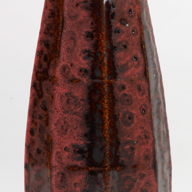 SW-163 Soft Red Matte over SW-111 Wrought Iron