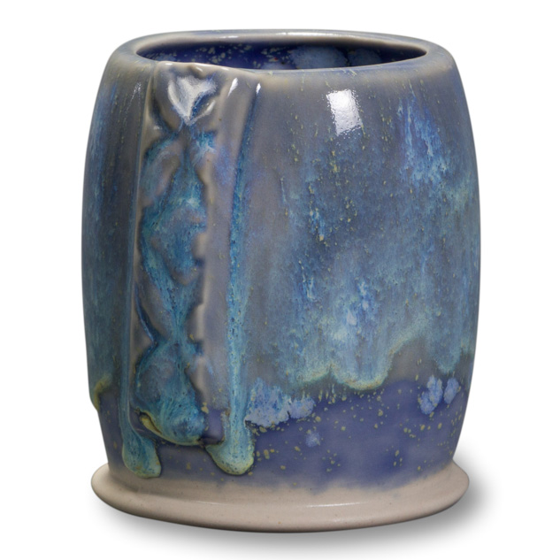 SW-169 Frosted Lemon over SW-170 Blue Hydrangea