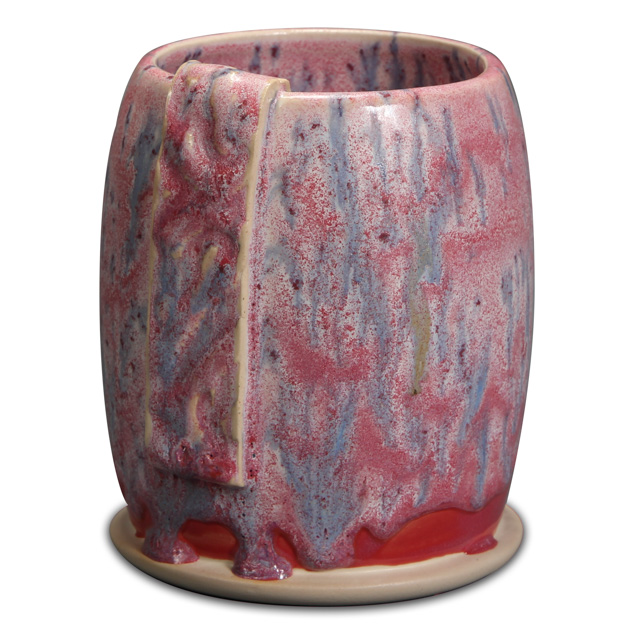 SW-177 Raspberry Mist over SW-153 Indigo Rain