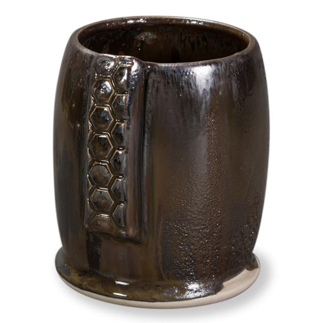 SW-184 Speckled Toad over SW-130 Copper Jade