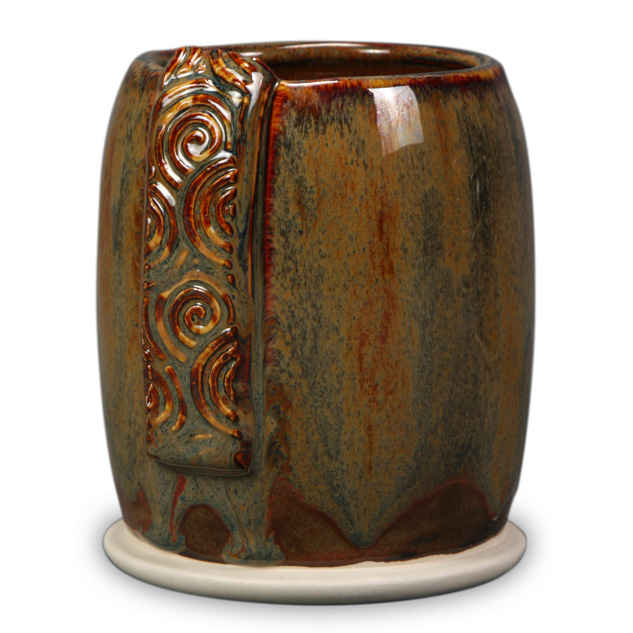 SW-211 Glacier Blue over SW-130 Copper Jade