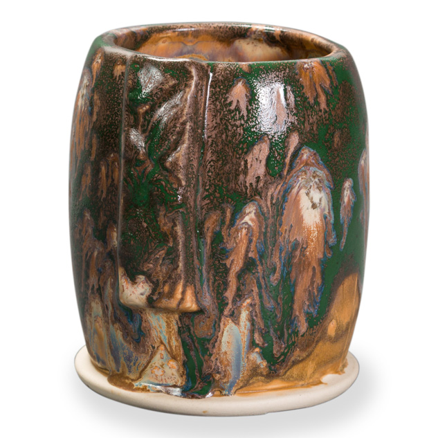 SW-509 Dark Green Gloss over SW-180 Desert Dusk