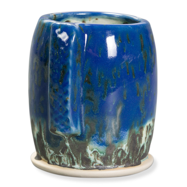 SW-510 Blue Gloss over SW-147 Moonscape