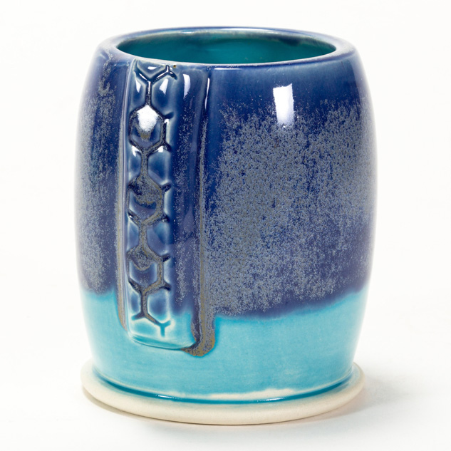 SW-109 Capri Blue over SW-211 Glacier Blue