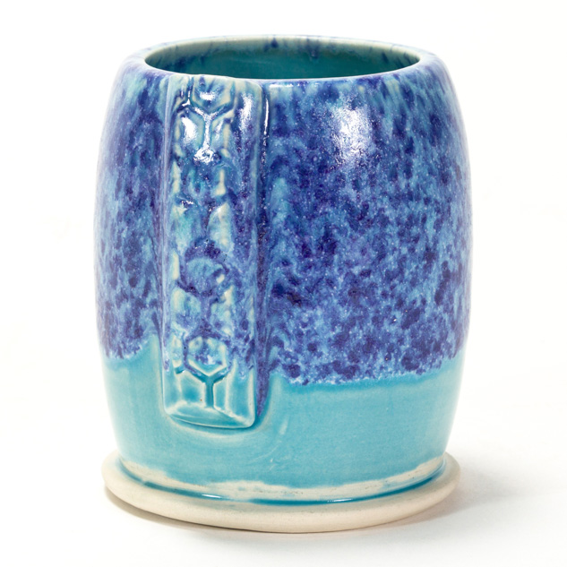 SW-152 Blue Splatterware over SW-211 Glacier Blue