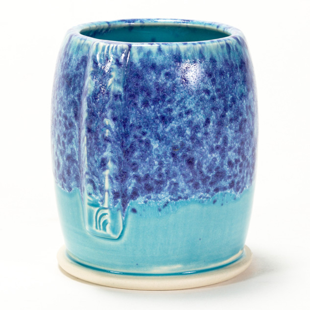 SW-152 Blue Splatterware over SW-211 Glacier Blue