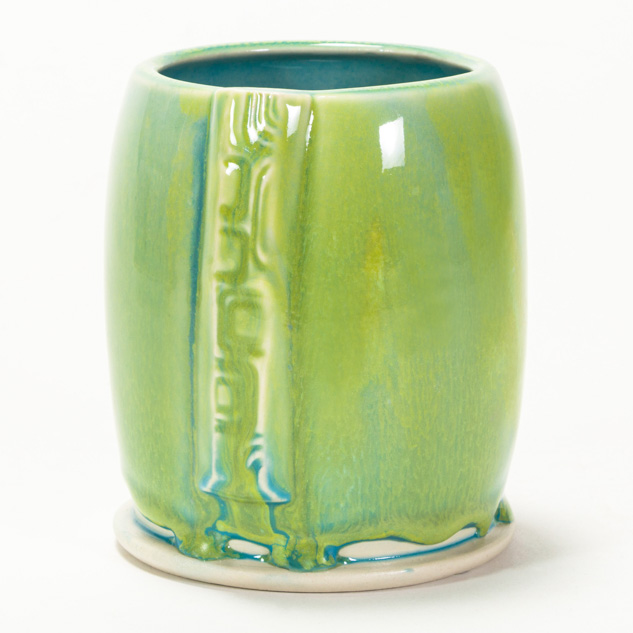 SW-253 Green Opal over SW-211 Glacier Blue