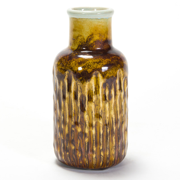 EL-121 Copper Adventurine over EL-103 Sea Spray