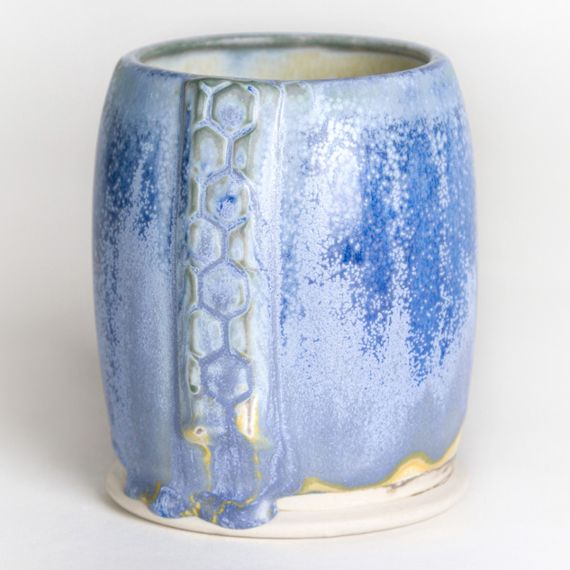 SW-109 Capri Blue over SW-187 Himalayan Salt