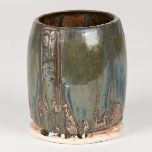 SW-186 Azurite over SW-129 Copper Float