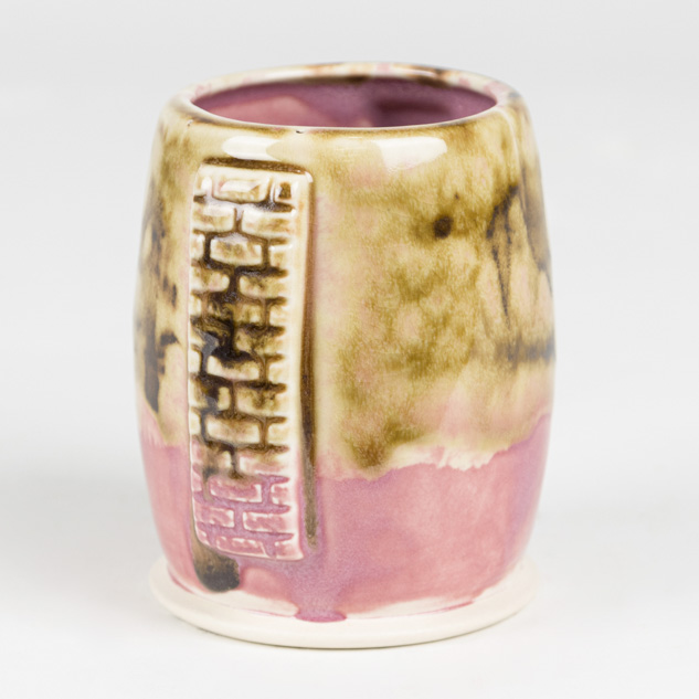 SW-128 Cordovan over SW-251 Pink Opal