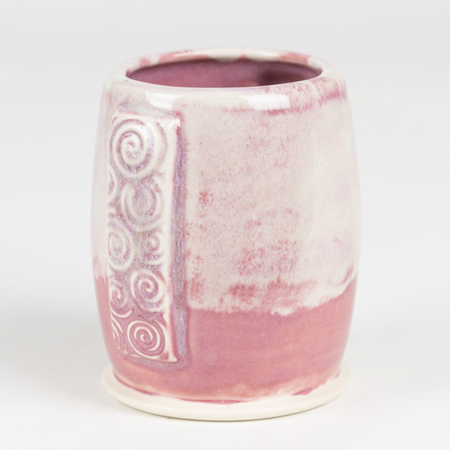 SW-135 Wintergreen over SW-251 Pink Opal