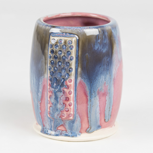 SW-251 Pink Opal  over SW-402 Dark Flux