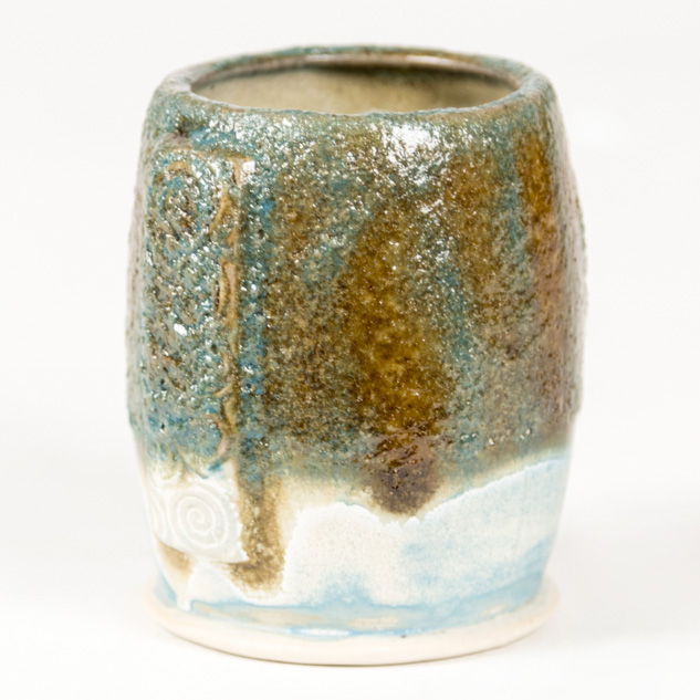 SW-136 Weathered Blue over SW-131 Birch