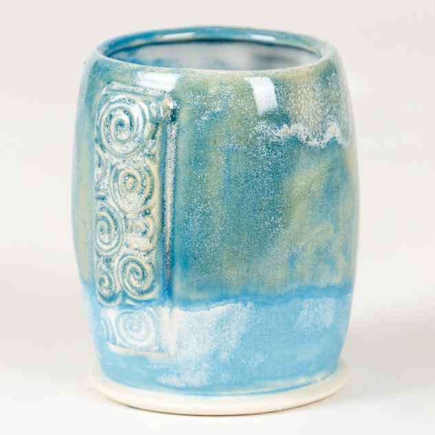 SW-136 Weathered Blue over SW-131 Birch