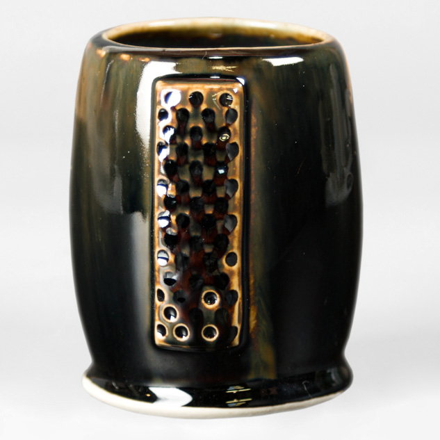SW-132 Mirror Black over SW-203 Root Beer