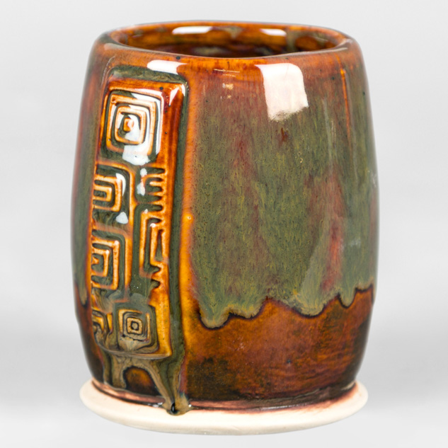 SW-129 Copper Float over SW-112 Tiger’s Eye