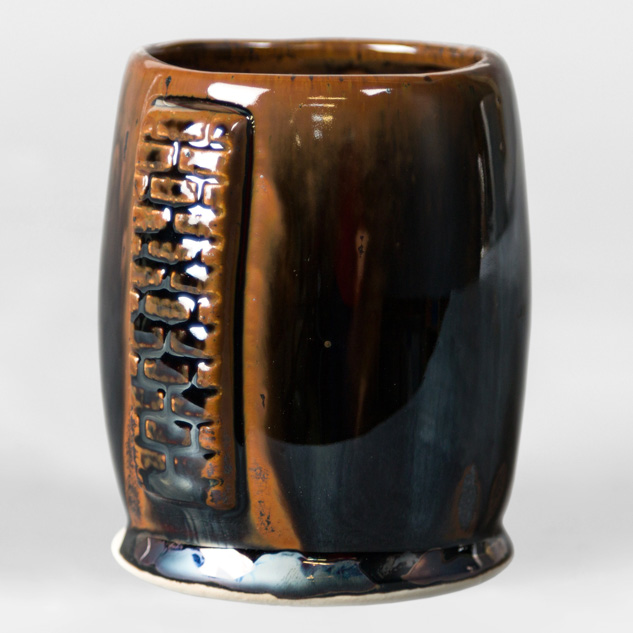 SW-132 Mirror Black over SW-112 Tiger’s Eye
