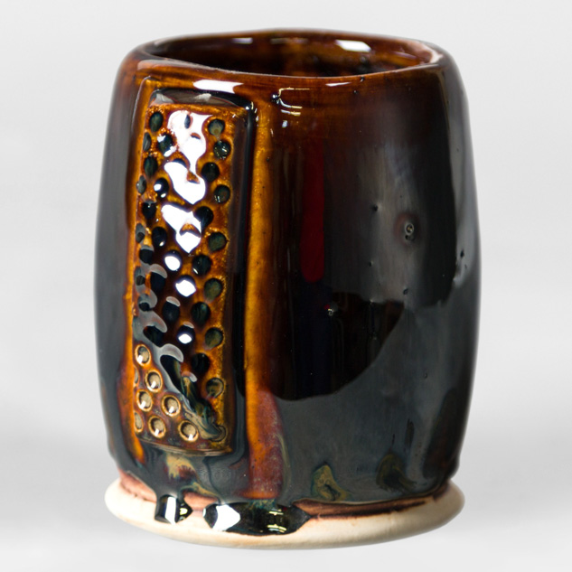SW-132 Mirror Black over SW-112 Tiger’s Eye