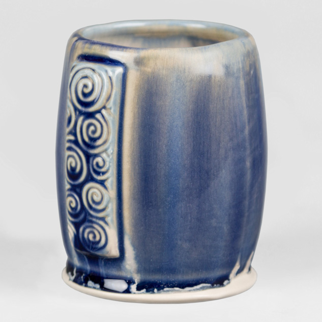 SW-105 Frost Blue over SW-143 Abalone