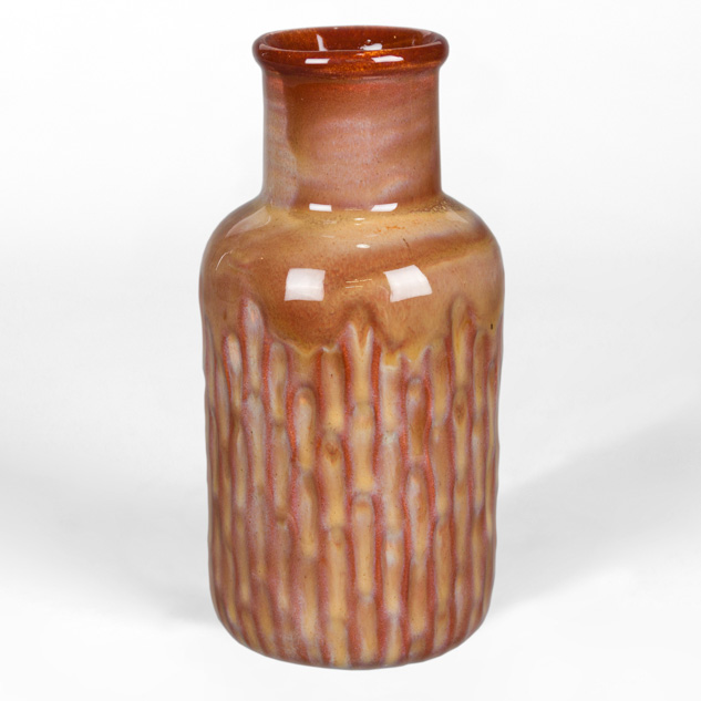 EL-145 Ginger Root over EL-132 Rust Red