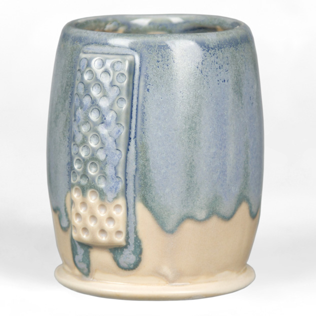 SW-105 Frost Blue over SW-106 Alabaster