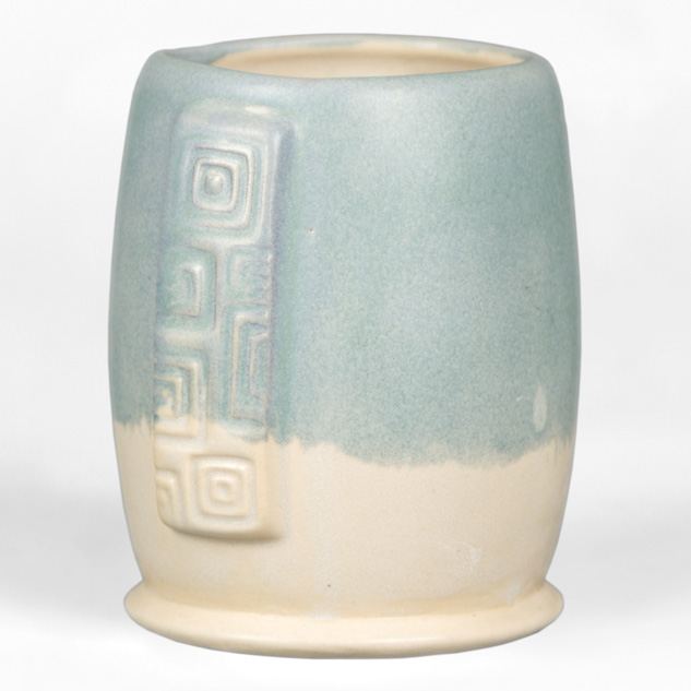 SW-105 Frost Blue over SW-106 Alabaster