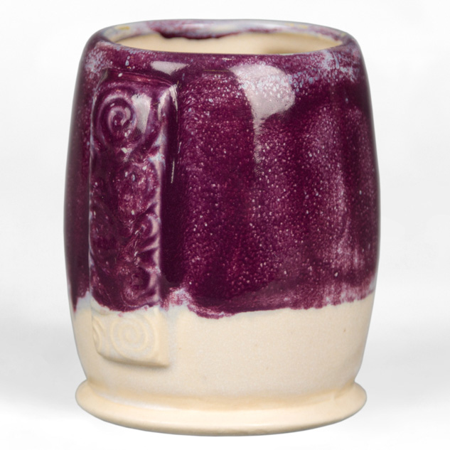SW-134 Eggplant over SW-106 Alabaster