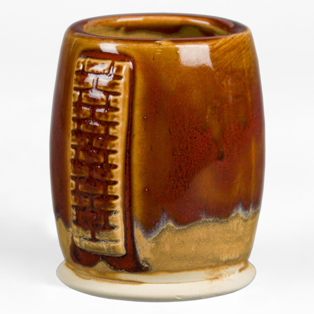 SW-119 Cinnabar over SW-173 Amber Quartz