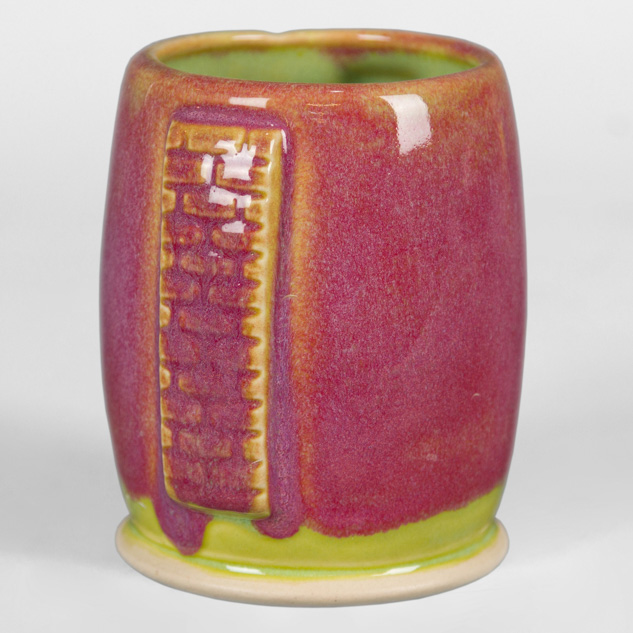 SW-177 Raspberry Mist over SW-253 Green Opal