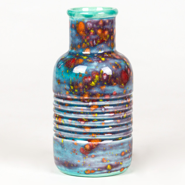 CG-969 Floral Fantasy over EL-136 Lapis Lagoon
