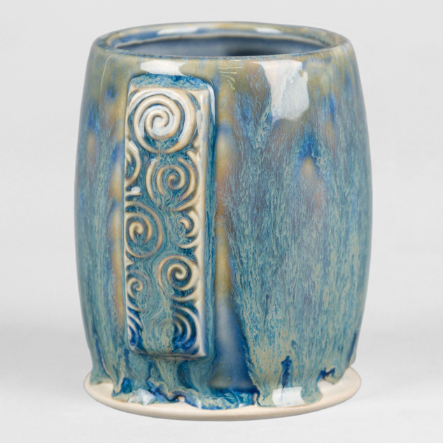 SW-110 Oyster over SW-252 Blue Opal