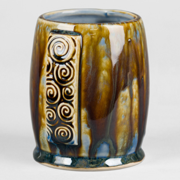 SW-133 Copper Ore over SW-252 Blue Opal