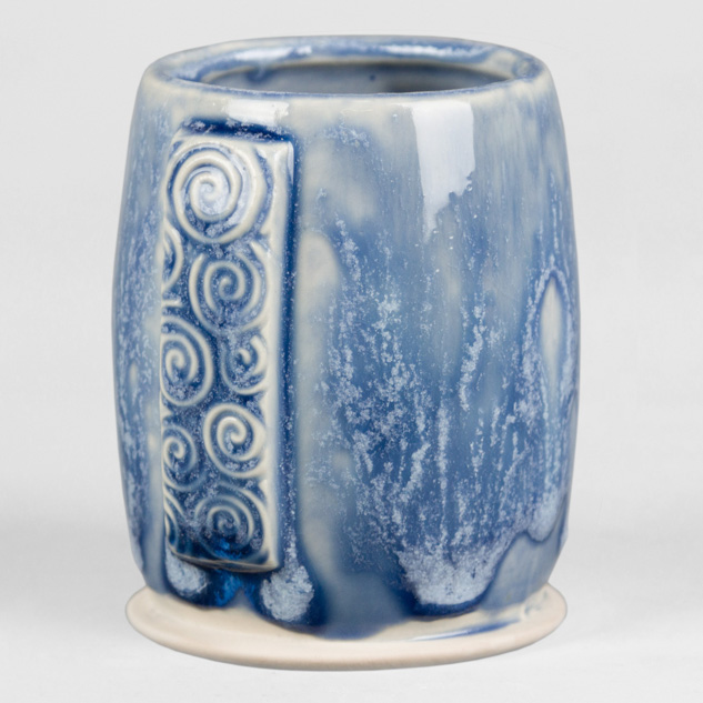 SW-141 White Matte over SW-252 Blue Opal