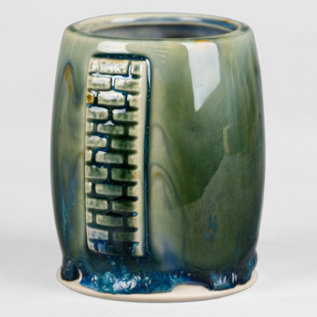 SW-151 Olive Float over SW-252 Blue Opal