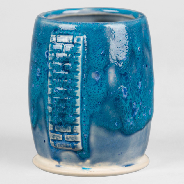 SW-506 Bright Blue Gloss over SW-252 Blue Opal