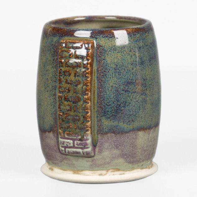 SW-112 Tiger’s Eye over SW-125 Purple Mint