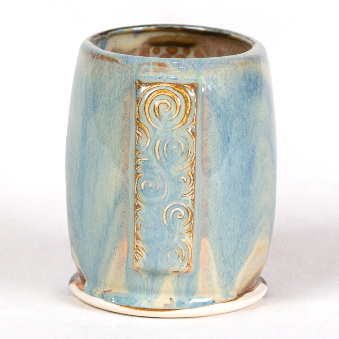 SW-101 Stoned Denim over SW-219 Opal Lustre