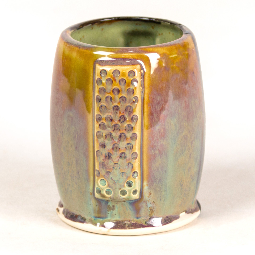 SW-113 Speckled Plum over SW-216 Micro Jade