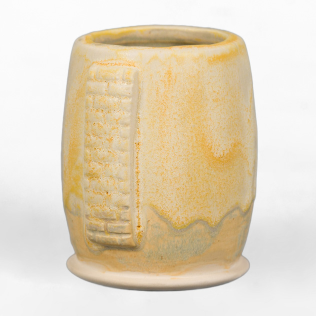 SW-138 Lemon Meringue over SW-197 Fossil Rock