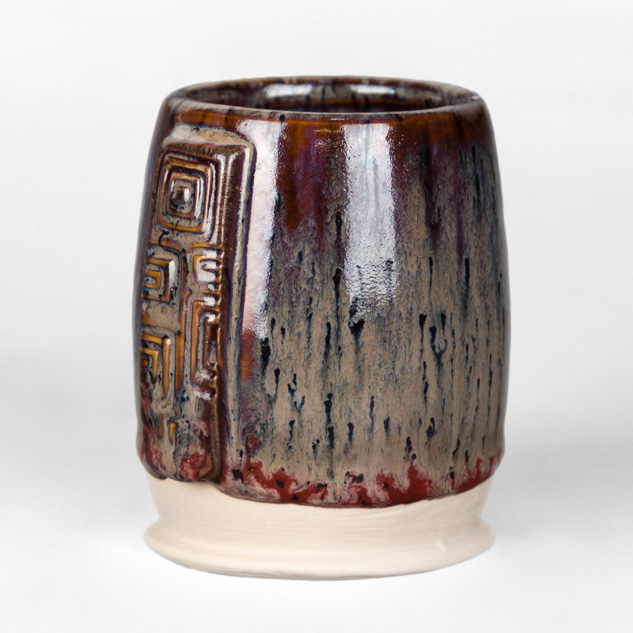 SW-196 Sand Dollar over SW-191 Peppered Plum