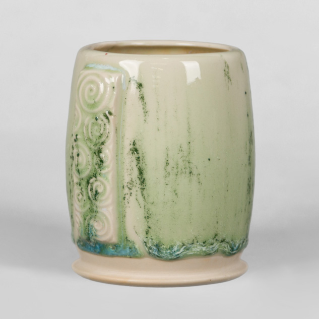 SW-146 Aurora Green over SW-250 White Opal