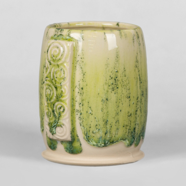 SW-146 Aurora Green over SW-250 White Opal