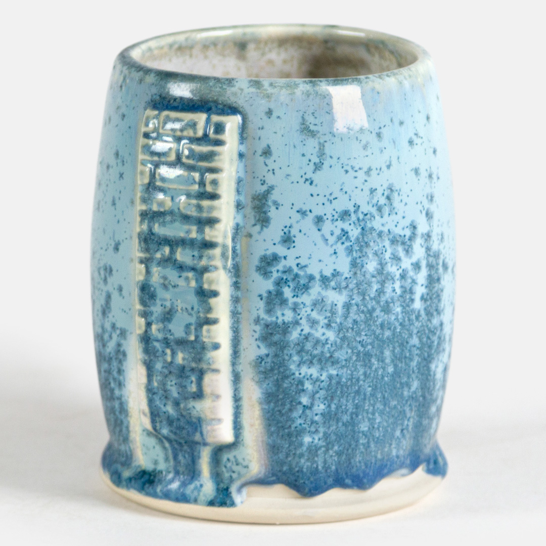 SW-217 Micro Cerulean over SW-214 Micro Pearl