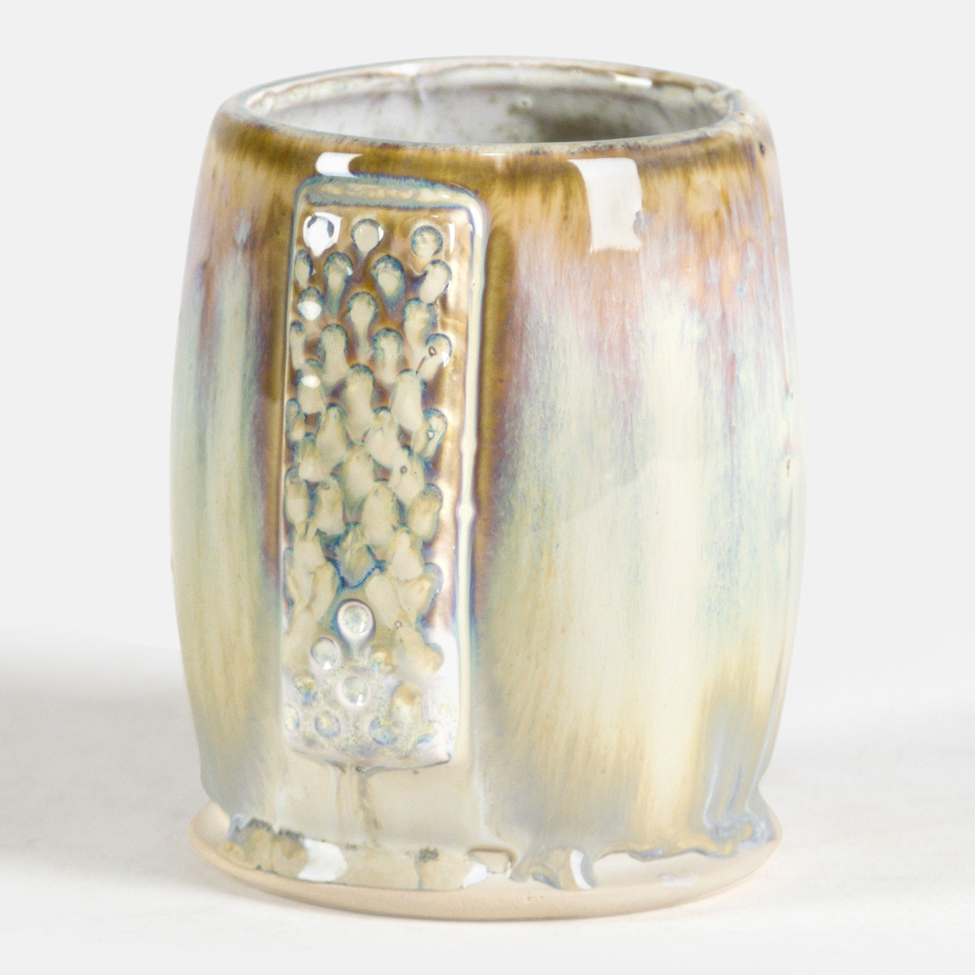 SW-219 Opal Lustre over SW-214 Micro Pearl